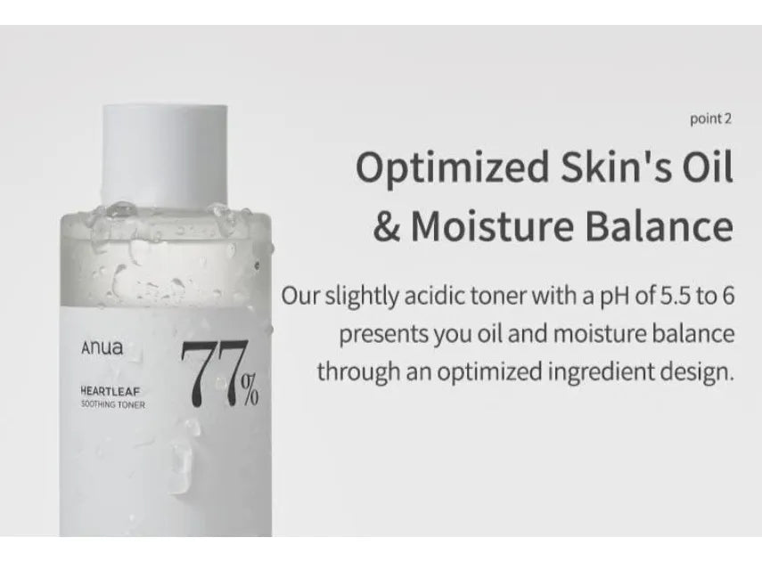 ANUA HEARTLEAF +77 SOOTHING TONER 100ml